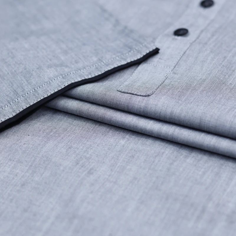 Grey Panjabi with Maroon-Black Embroidery – J2990E