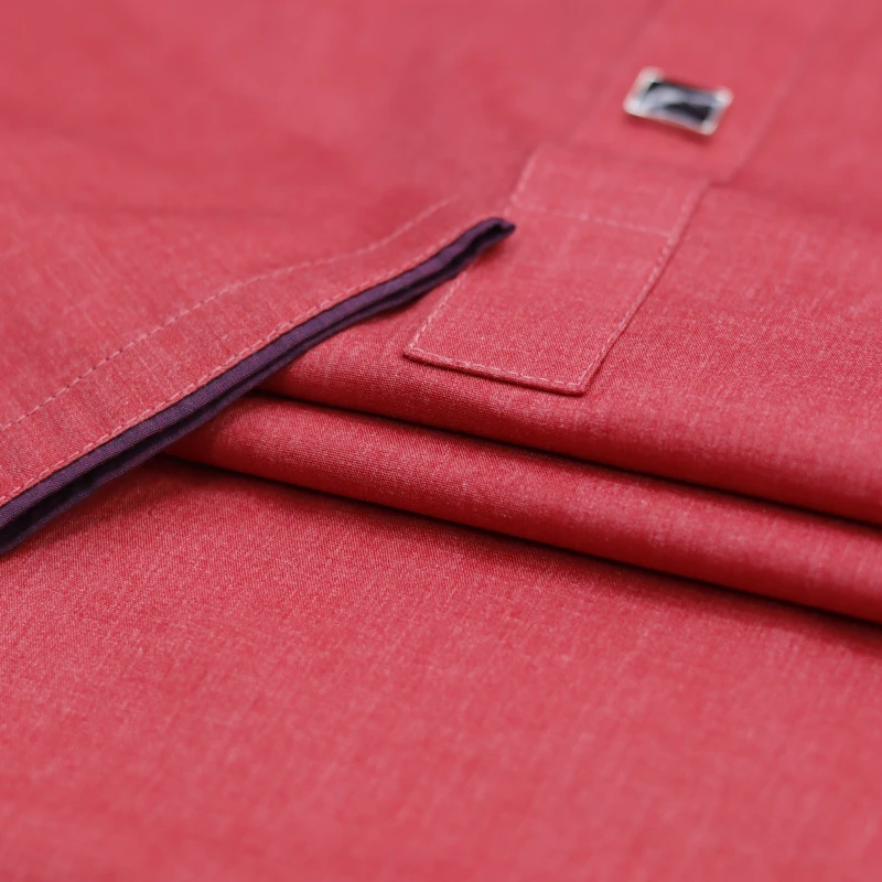 Classic Red Panjabi with Regal Embroidery – J446