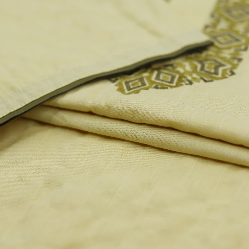 Sunshine Yellow Panjabi with Intricate Golden Detailing – J232