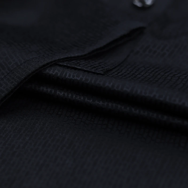Premium Black Glossy Panjabi – J1171