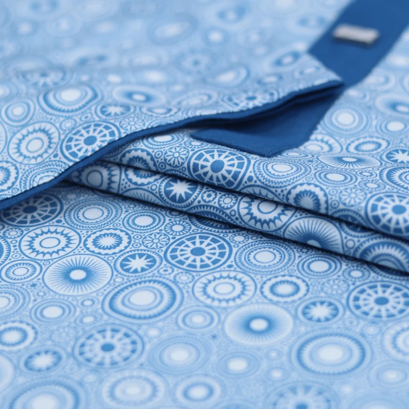 Blue Geometric Panjabi – J1091