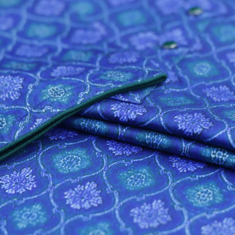 Royal Blue All-Over Printed Panjabi – J1061