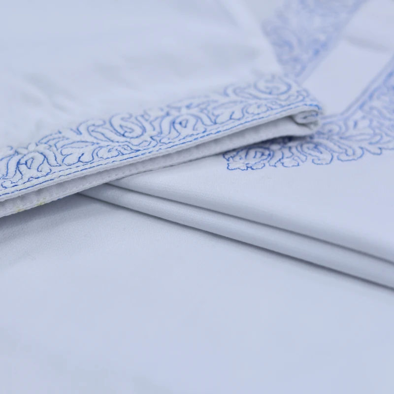 Elegant White Panjabi with Subtle Embroidery – J462A